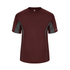 Badger Sport Drive Tee (414700-026504), Color 'Maroon/Graphite'